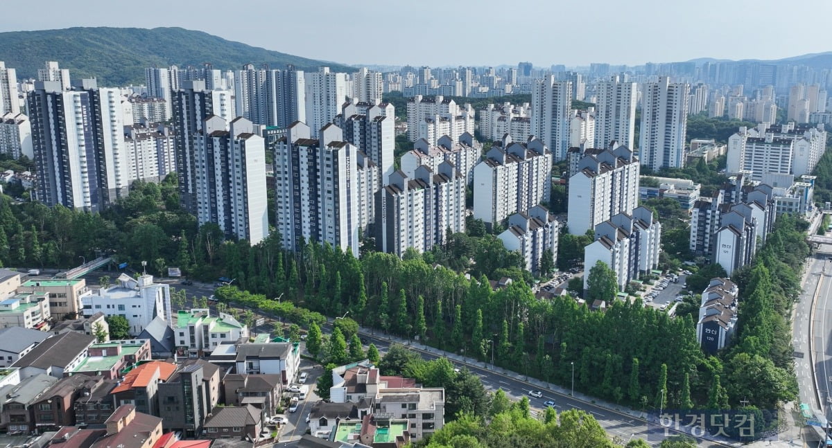 경기 성남시 분당구 시범 아파트 일대 전경 / 사진=토스 카지노DB