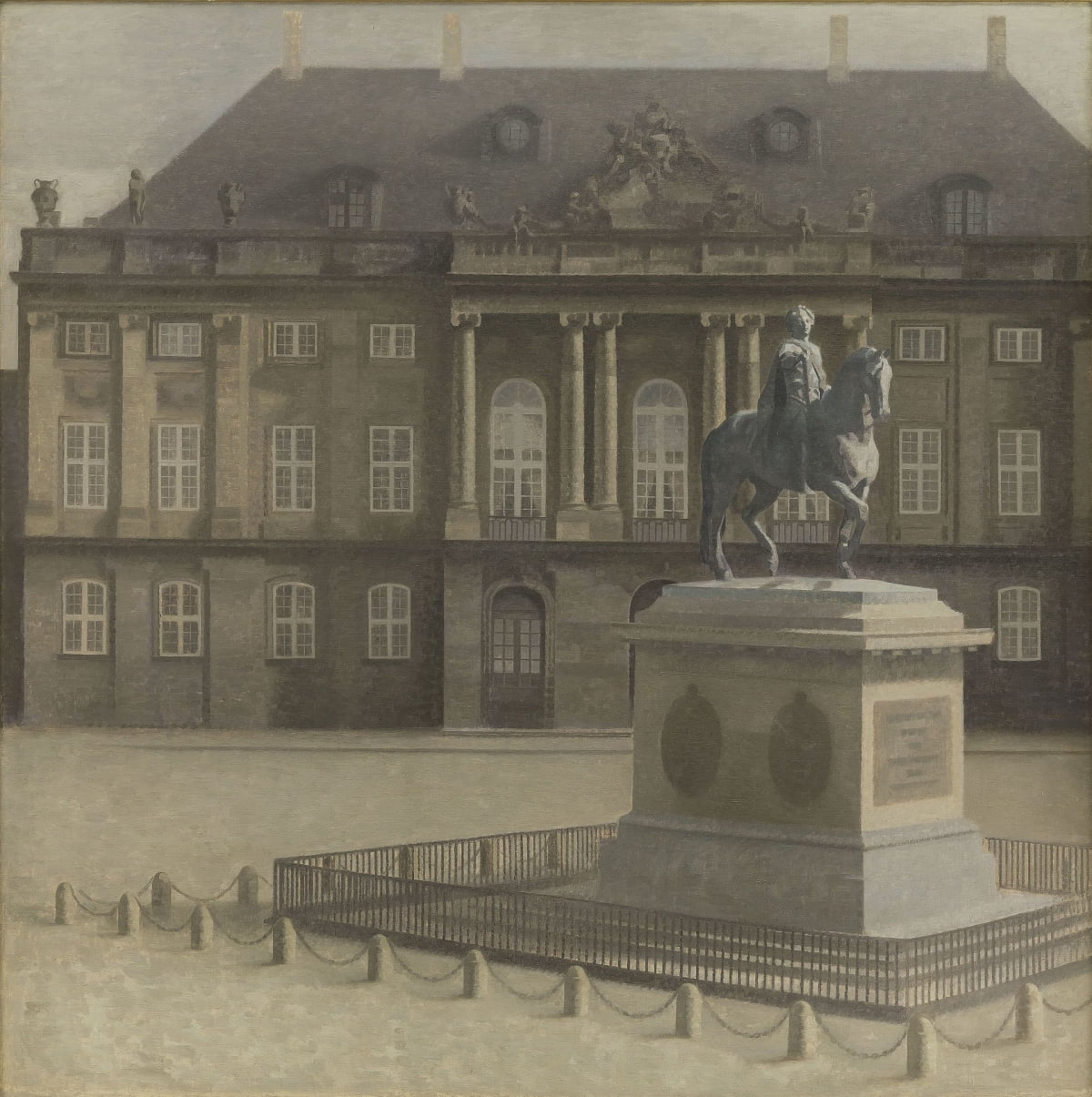 함메르쇠이의 'Amalienborg Plads'.