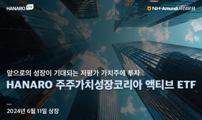 "저평가 가치주 투자"…NH아문디, 'HANARO 주주가치성장코리아 액티브' 상장