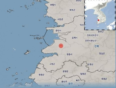 [속보] "전북 부안 남남서쪽 지진 규모 4.8로 상향조정"