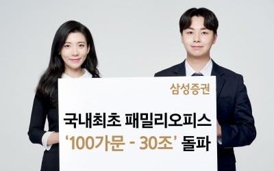 삼성증권, 패밀리오피스 100 가문 유치…자산 30조 돌파