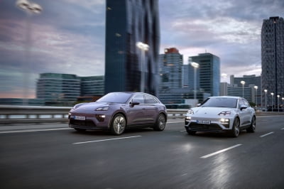 포르쉐가 선보이는 첫 전기 SUV…'마칸 일렉트릭' 국내 최초 공개
