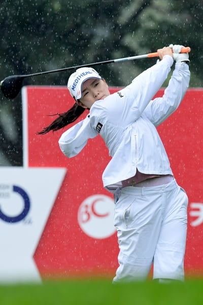 [포토] 이다연, '힘차게 날아라' (BC카드·한경 레이디스컵 2024)