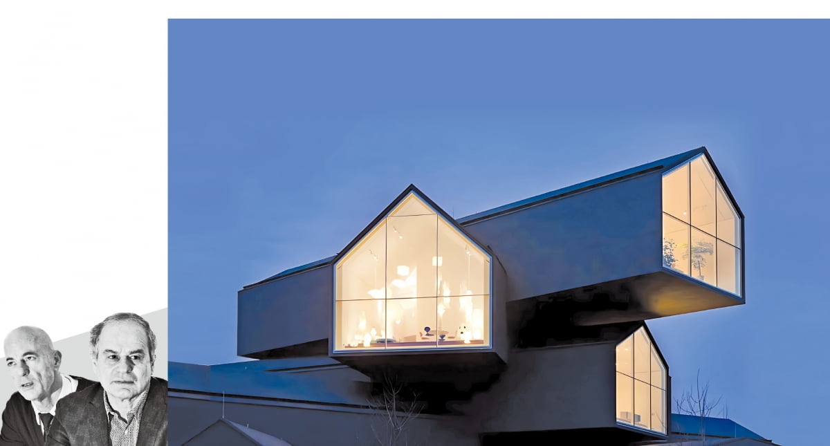  스위스 바젤 출신의 건축 듀오 헤르조그 & 드 뫼롱이 지은 비트라의 플래그십 스토어 ‘비트라 하우스’(2010). 비트라 제공  
