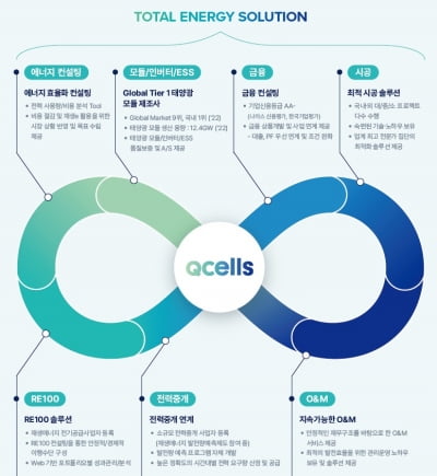 한화큐셀, 기업 RE100 대응 '에너지 컨설팅' 사업 진출