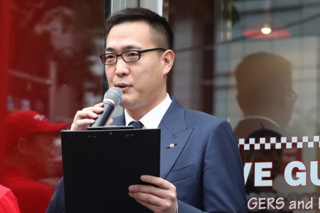 김동선 한화갤러리아 전략본부장(부사장). 사진=연합뉴스