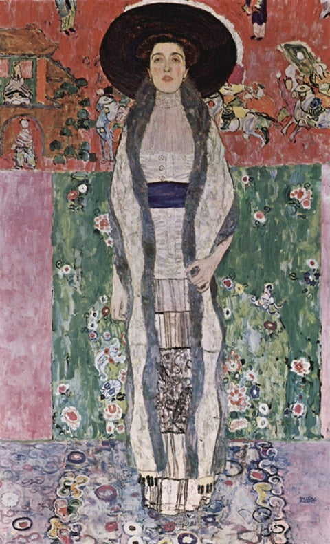 <아델레 블로흐-바우어의 초상Ⅱ>(1912년)는 지난 2006년 11월, 뉴욕 크리스티 경매에서 
약 1000억 원(약 8790만 달러)에 낙찰됐다. 
