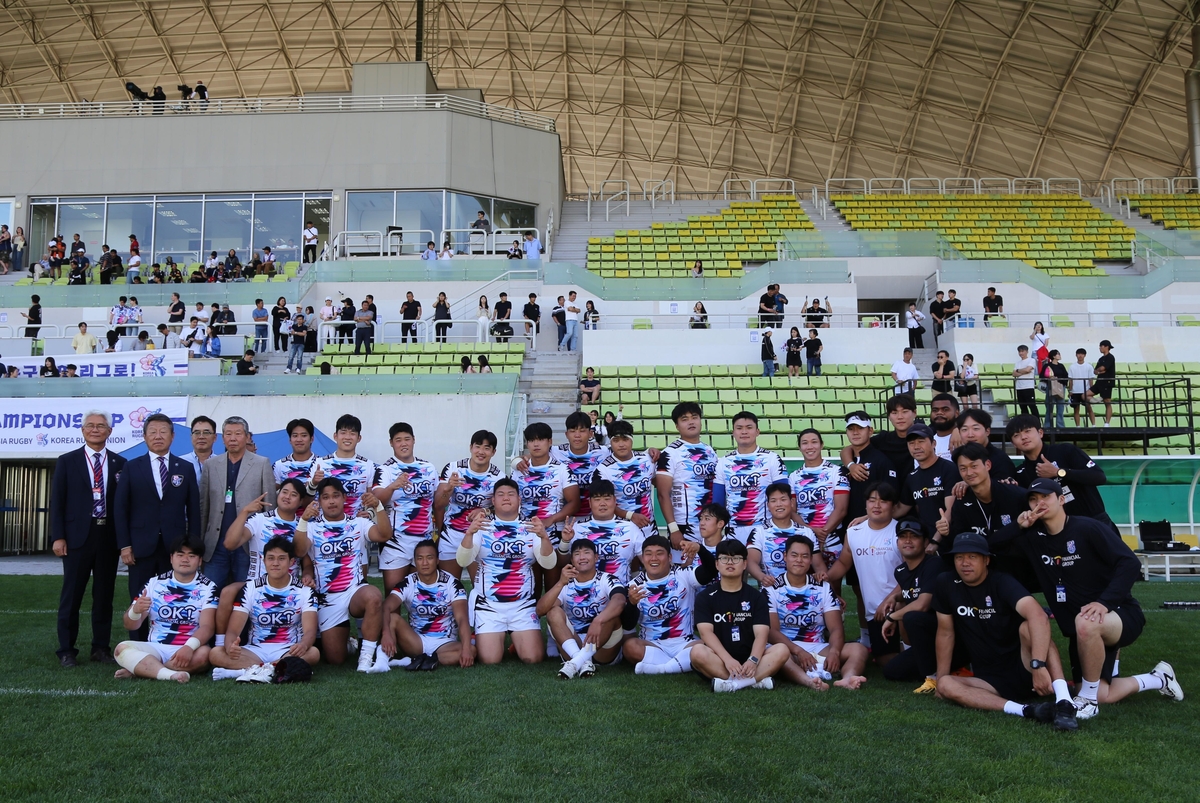 한국 럭비, 아시아 챔피언십 1차전 완승…말레이시아 55-5 대파