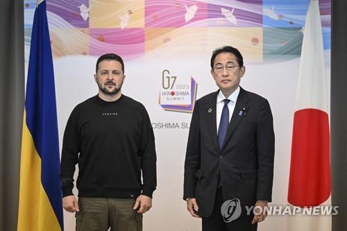 日기시다 G7 정상회의 때 젤렌스키와 양자 회담 조율