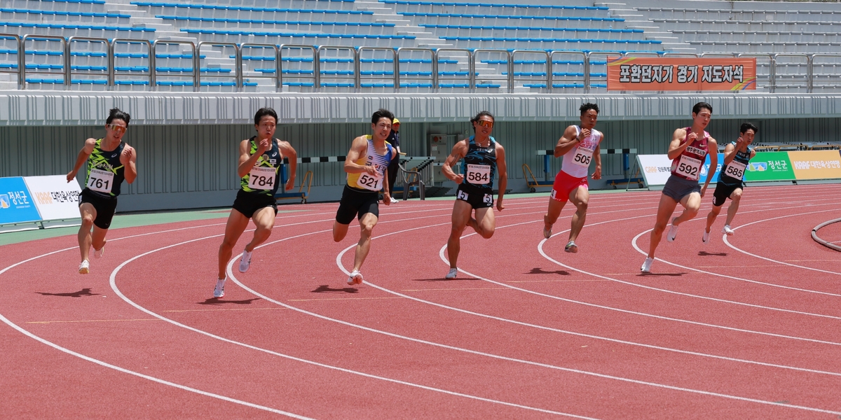고승환, 전국선수권 남자 200ｍ 20초49로 우승…한국 역대 3위