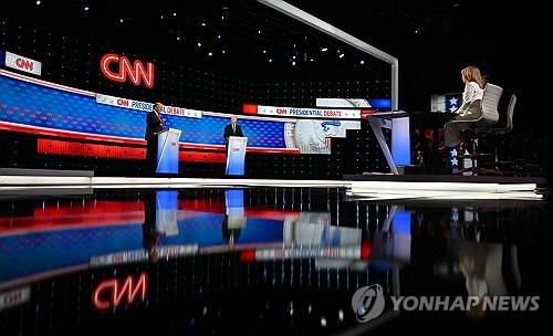 [美대선 TV토론] 신스틸러 없었다…CNN 앵커도 '조용한 조연'