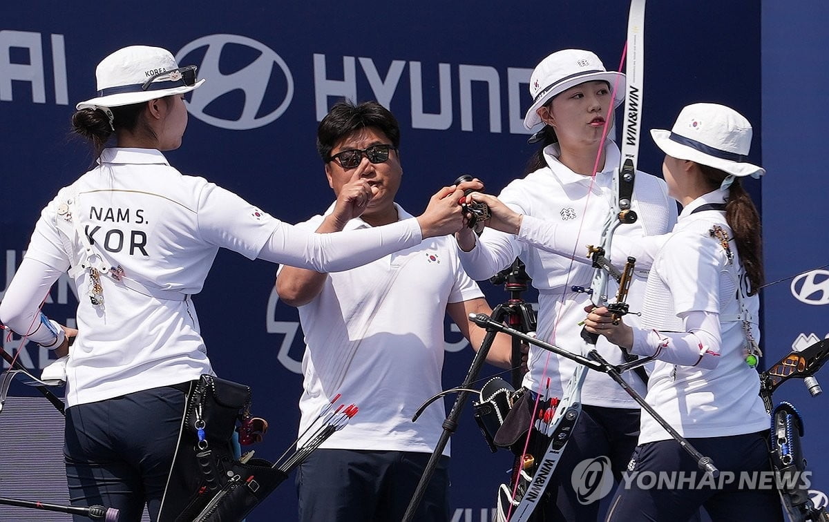 남녀 양궁, 올림픽 전초전서 단체전 동반 금