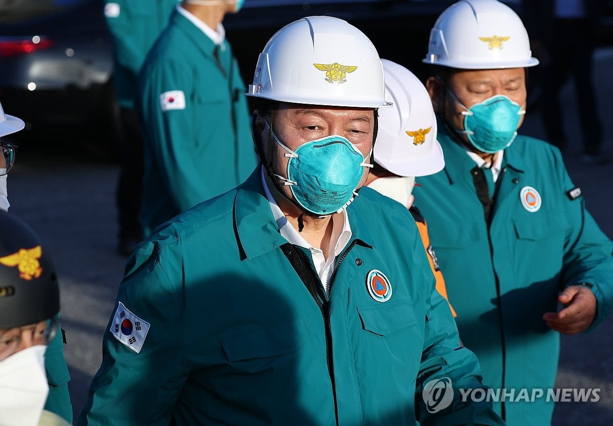 화재 현장 찾은 尹 대통령…"인명구조 총력" 지시