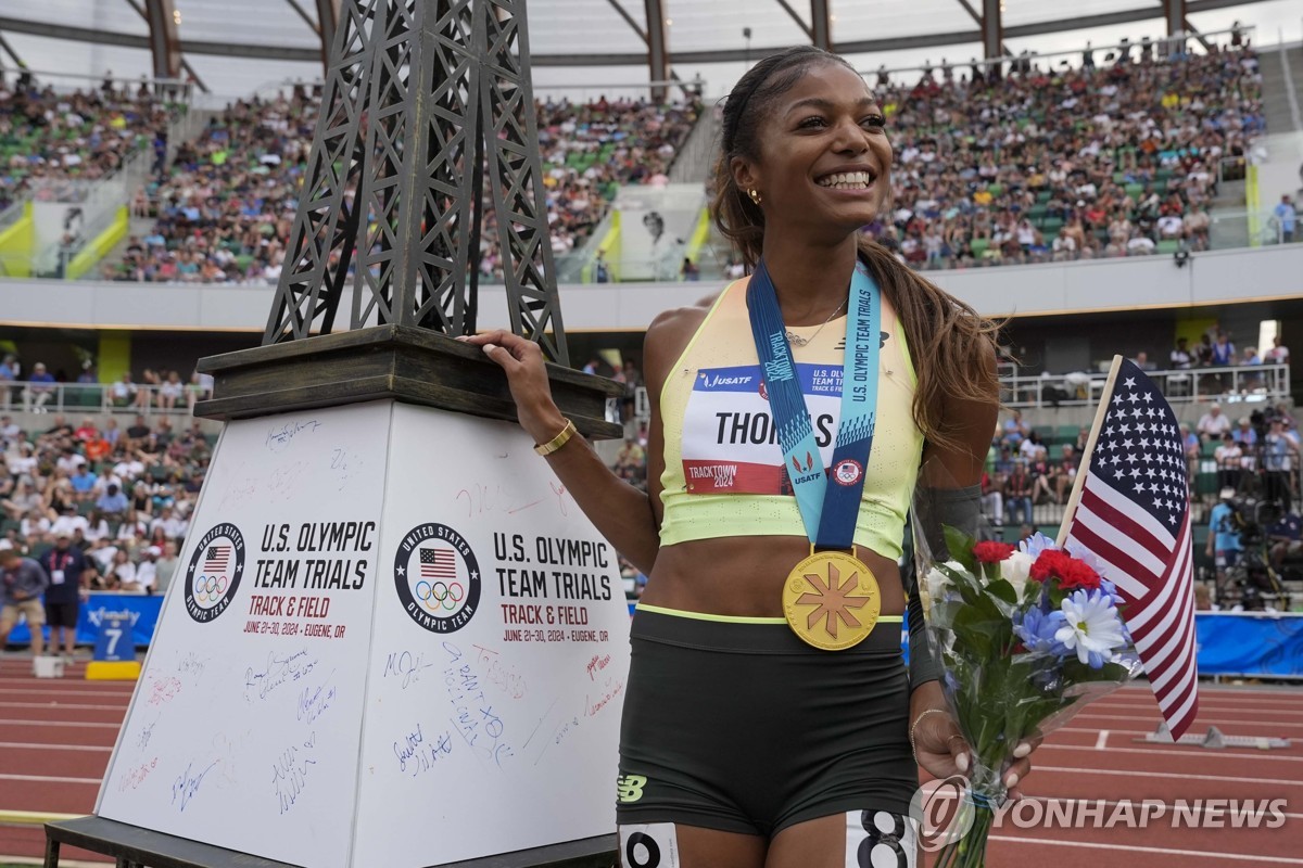 라일스, 육상 남자 200ｍ 올해 1위 '19초53'으로 파리행 확정