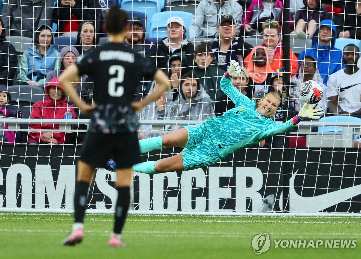 벨호 여자축구, 미국과 두 번째 평가전도 0-3 완패