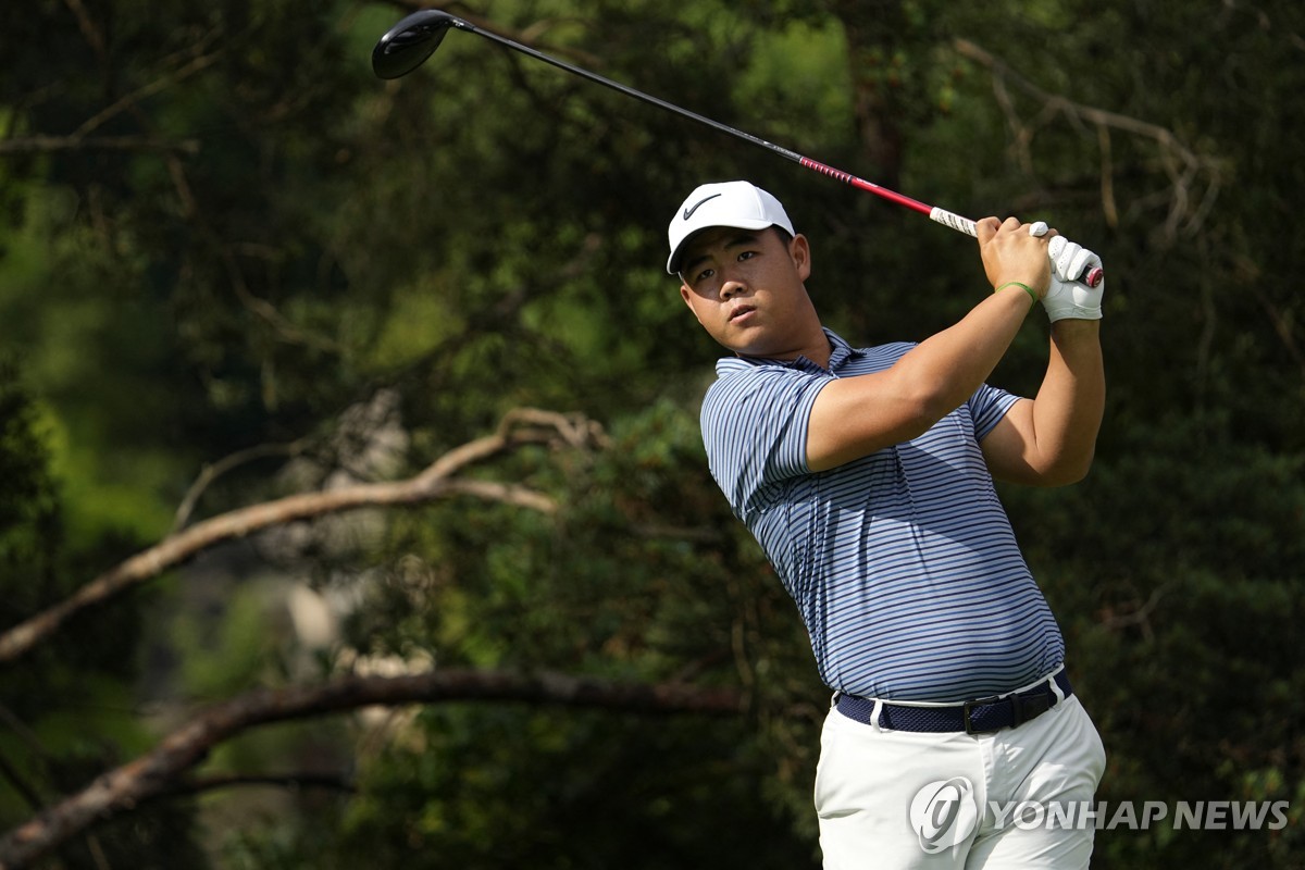 김주형, PGA 투어 메모리얼 토너먼트 1R 12위…선두와 4타 차