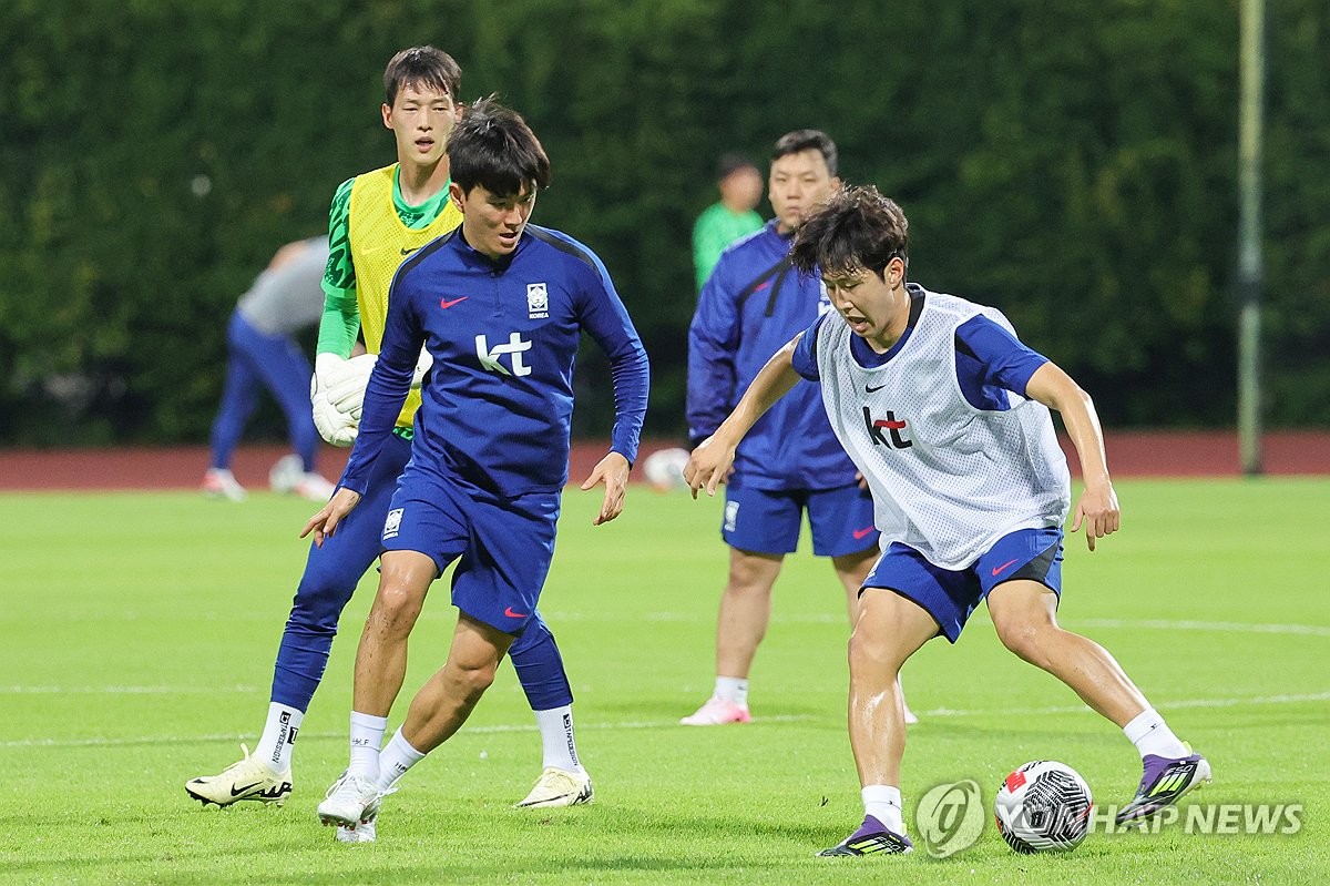 '홍현석 합류' 김도훈호, 싱가포르전 이틀 앞두고 완전체 훈련