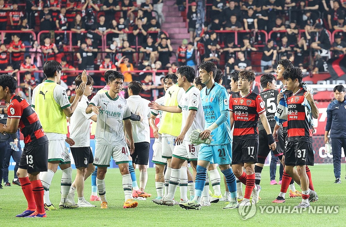 '강등권' 대전 황선홍 감독 "끝까지 포기 않는 모습은 긍정적"