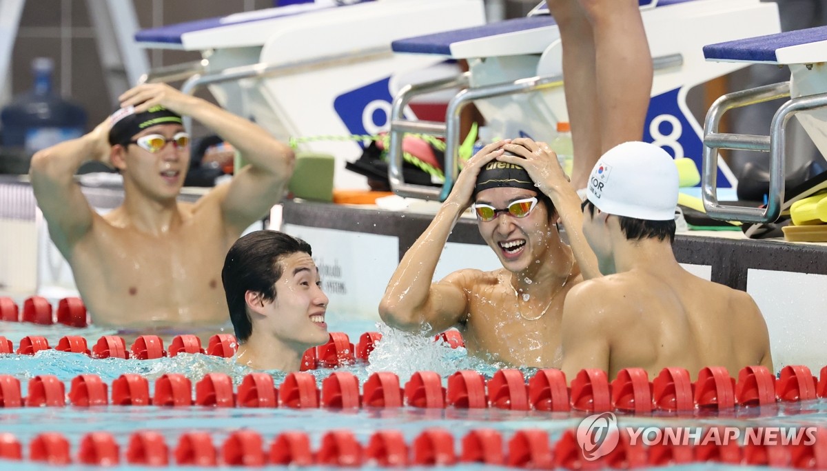 올림픽 메달 향해…'황금 세대' 한국 수영, 금빛 물살 가른다