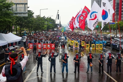 운송비 인상 갈등에 레미콘운송노조 국회 인근 집회…24일 파업예고