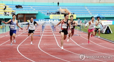 남자 110ｍ 허들 김경태·1,500ｍ 김용수, 대만국제육상 우승