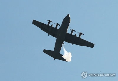 [르포] 괜히 '하늘의 전함' 아니네…AC-130J 2시간 연속 포격