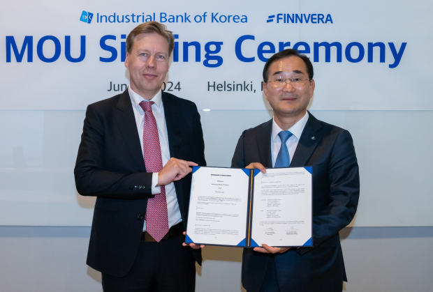 IBK기업은행, 핀란드 정책금융기관 핀베라(Finnvera)와 업무협약 체결