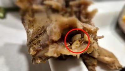 전주 인기 해장국 뼈다귀에 밥알이?…음식물 재활용 의혹