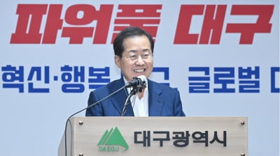 홍준표 대구시장,직무수행평가 특별· 광역시장 중 1위