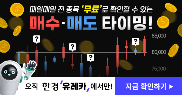 [한경유레카] 우리금융지주 오후 강세..유레카 수익률 6.8% 달성