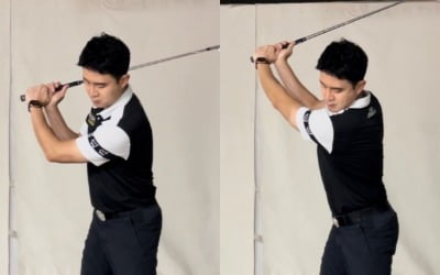 [4인4색 재미있는 골프 해석] 백스윙 아크를 늘리는 연습