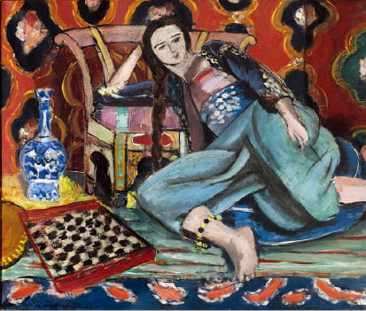 앙리 마티스 ‘의자와 오달리스크’(1928), 파리 시립미술관 소장. 