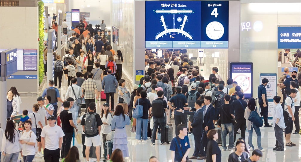 [포토] 인천공항 이용객 역대 최다 