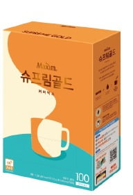 맥심 슈프림골드 100개입 제품.  동서식품 제공 