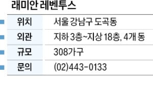 래미안 레벤투스, 도곡 삼호아파트 재건축…교육환경 강점