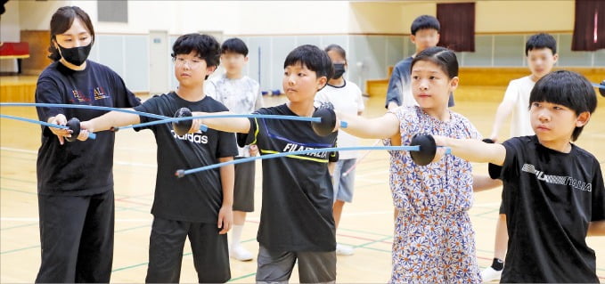 [포토] "오상욱 선수처럼 될래요"