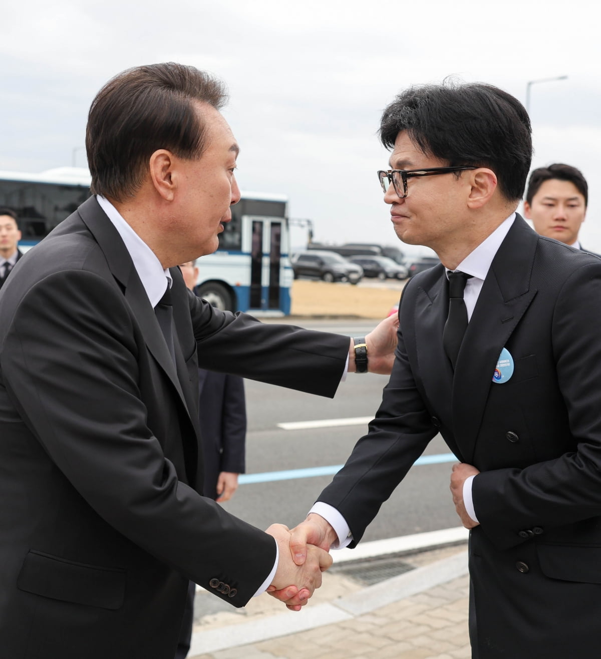 윤석열 대통령과 한동훈 전 국민의힘 비상대책위원장/ 사진=대통령실 제공