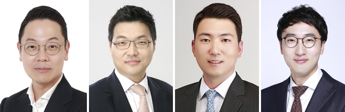 김지훈·김형곤 BCG 코리아 신임 대표 파트너와 강상욱·이석형 신임 MD파트너. 사진=BCG 코리아