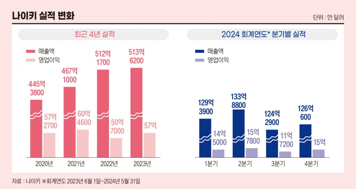 안일한 1등, 나이키의 몰락[케이스 스터디]