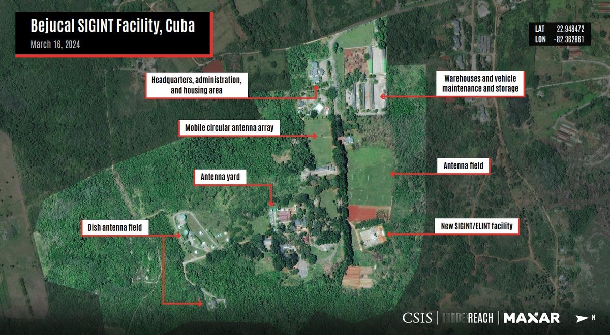 "쿠바 中도청시설 확대 정황…美해군 기지 인근서도 건설"