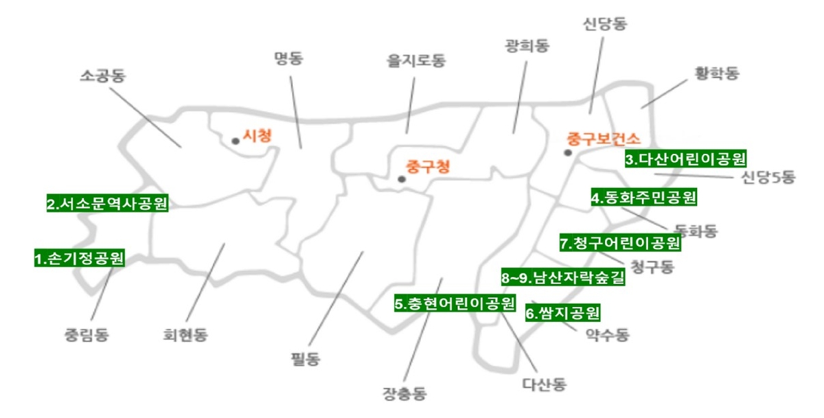 중구, 공원에 '반려동물 배변봉투 지급기' 추가 설치