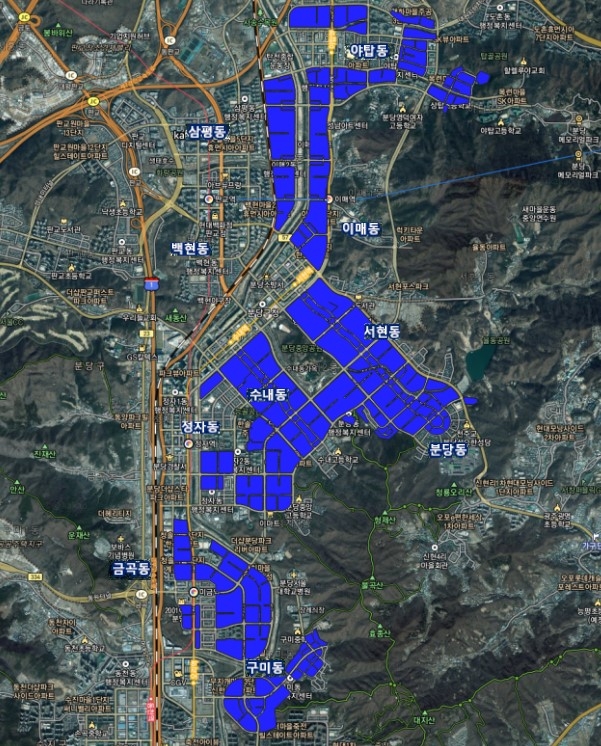 1기 신도시 선도 예정지구 5곳 17.28㎢ 토지거래허가구역 지정