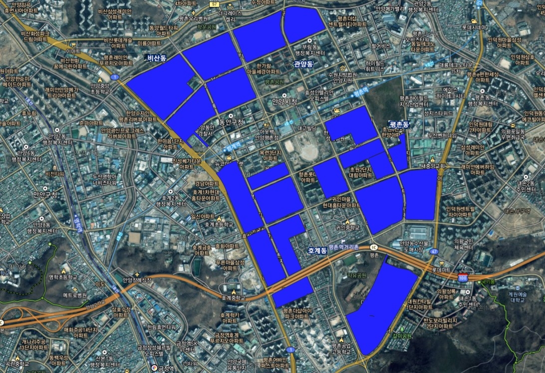 1기 신도시 선도 예정지구 5곳 17.28㎢ 토지거래허가구역 지정