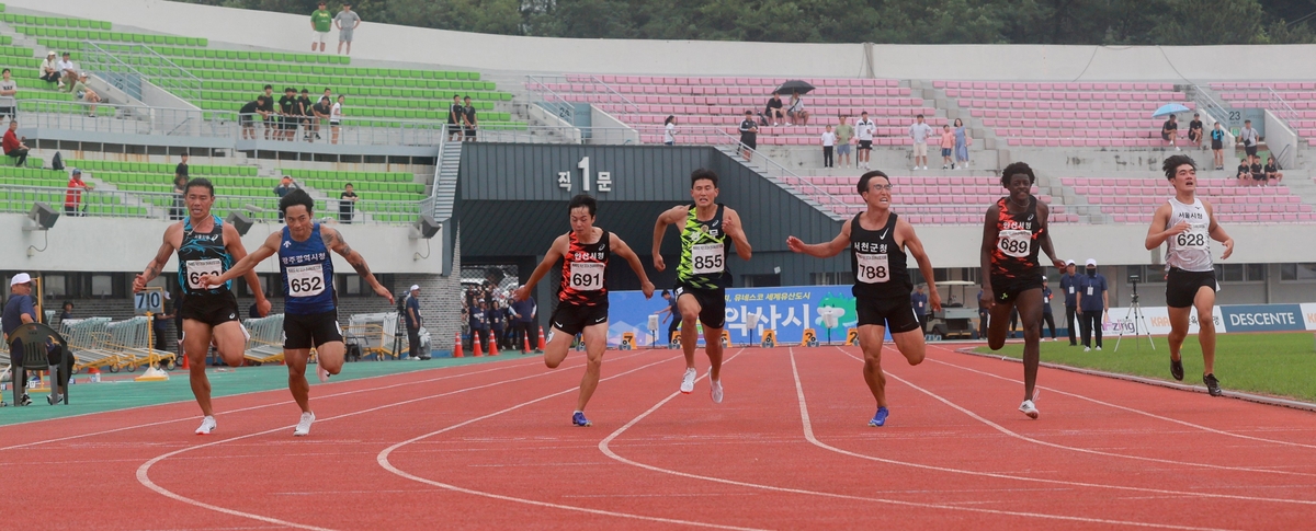 서지현, 개인 최고 11초87로 전국육상 여자 100ｍ 우승