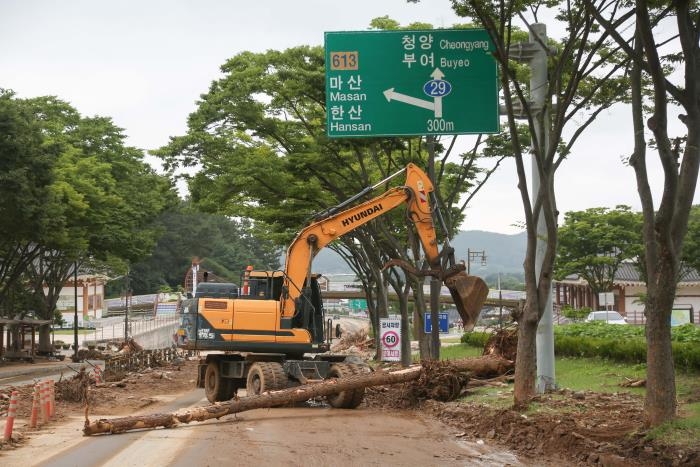 서천서 수해 복구 구슬땀…군, 전담팀 운영