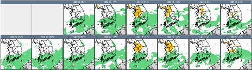 내일까지 제주·남해안 장맛비…17~18일 중부 집중호우 가능성