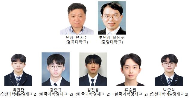 국제 청소년 물리 토너먼트에서 한국 대표팀 동메달