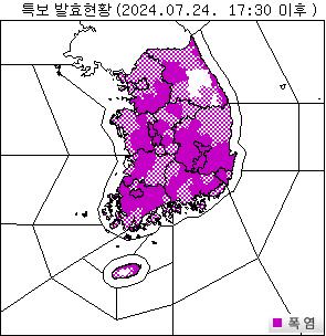 수증기 '포화' 속 찌는듯한 무더위 계속…낮 30~35도