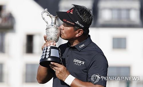 '더 시니어 오픈' 우승한 최경주 "내 소원이 이뤄졌다"