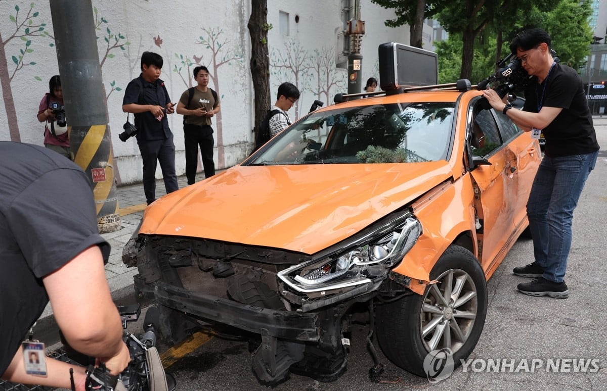 '급발진 주장' 택시기사 마약 간이검사 양성